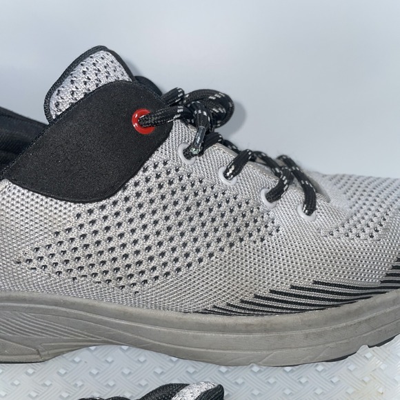 Zeba Shoes Mens 13 Hands Free Slip On Athletic Sneaker Steel Onyx Grey Black - Picture 5 of 10